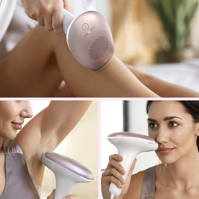 Philips Lumea BRI922 IPL Hair Removal Device for Body & Face and Mini Facial Cleansing Brush