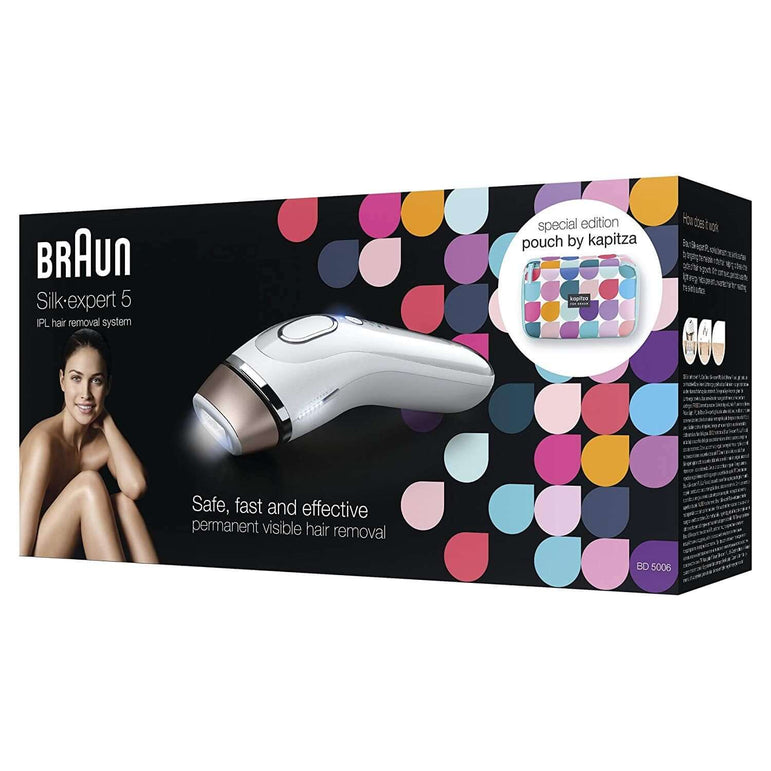 Braun Silk-expert 5 BD5006 IPL with special edition pouch by Kapitza